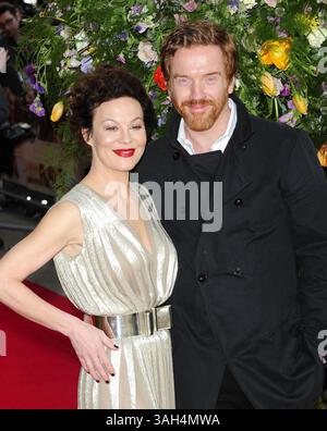 13. April 2015 – London, England – Helen McCrory und Damian Lewis kommen am 13. April 2015 zur britischen Premiere von „A Little Chaos“ im Odeon Kensington in London (Credit Image: © Famous/Ace Pictures/ZUMA Wire) Stockfoto
