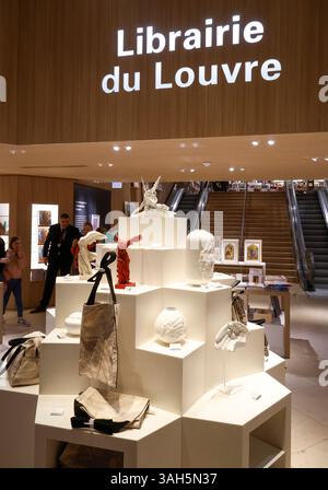 LOUVRE Museum PARIS Stockfoto