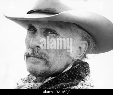 März 2006: Robert Duvall, Portrait, on-Set of the TV Mini-Series ''Lonesome Dove'', CBS-TV, 1989 (Bild: © Glasshouse/ZUMA Wire) Stockfoto