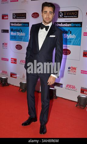 MUMBAI, INDIEN â€“ 26. MÄRZ: Imran Khan bei HT Mumbaiâ™s Most Styling Awards 2015 in Mumbai. (Foto: Milind Shelte/India Today Group) *** Lokaler Bildtitel *** Imran Khan (Kreditbild: © India Today/ZUMA Wire) Stockfoto
