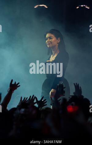 21. Juni 2015 – Toronto, Ontario, Kanada – 21. Juni 2015 – Toronto – Sängerin MIA MARTINA tritt bei den Much Music Video Awards 2015 in Toronto auf. (Kreditbild: © Darren Eagles/ZUMA Wire) Stockfoto