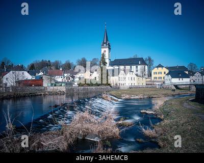 Schwarzenbach a.d. Saale Stockfoto