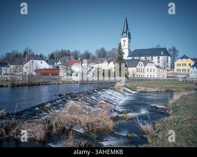 Schwarzenbach a.d. Saale Stockfoto