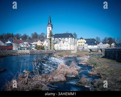 Schwarzenbach a.d. Saale Stockfoto
