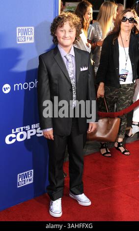 Joshua Ormond bei der Premiere von Twentieth Century Fox's 'Let's Be Cops' im ArcLight Hollywood in Hollywood, Kalifornien - 07. August 2014 Stockfoto