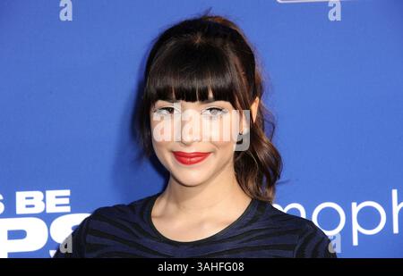 Hannah Simone bei der Premiere von Twentieth Century Fox's 'Let's Be Cops' im ArcLight Hollywood in Hollywood, Kalifornien - 07. August 2014 Stockfoto
