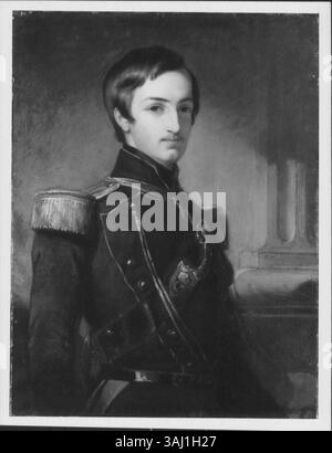 Dieses Porträt nach Franz Xaver Winterhalter zeigt Antoine, Herzog von Montpensier, gemalt zwischen 1841 und 1844. Es ist ein Öl auf Leinwand, Teil der Royal Collection. Stockfoto