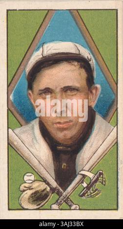 Ein weiteres Baseballkartenportrait von Dolly Gray aus dem Jahr 1912 von den Washington Nationals, produziert von der American Tobacco Company. Diese Karte ist Teil der Benjamin K. Edwards Collection und hat einen Farbton-Druck. Stockfoto