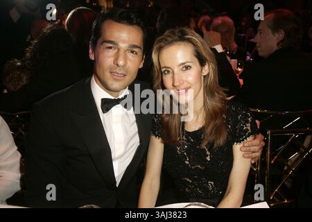 15. Januar 2006 - München, Bayern, USA - Erol Sander und Ehefrau Carolin beim Deutschen Filmball 2006 im Hotel Bayerischer Hof. München, 14.01.2006...Photo Wiese/Face to Face./AdMedia Stockfoto