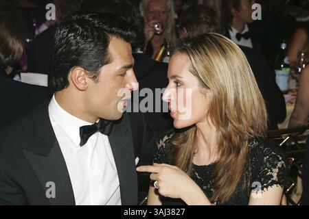 15. Januar 2006 - München, Bayern, USA - Erol Sander und Ehefrau Carolin beim Deutschen Filmball 2006 im Hotel Bayerischer Hof. München, 14.01.2006...Photo Wiese/Face to Face./AdMedia Stockfoto