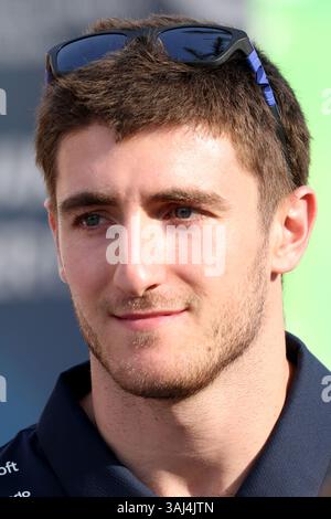 Sakhir, Bahrain. April 2025. Jack Doohan (aus) Alpine F1 Team. 10.04.2025. Formel-1-Weltmeisterschaft, Rd 4, Grand Prix Von Bahrain, Sakhir, Bahrain, Vorbereitungstag. Das Foto sollte lauten: XPB/Alamy Live News. Stockfoto