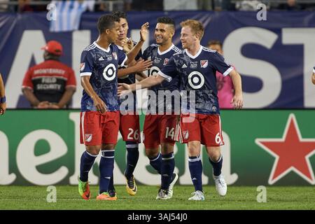 2. August 2017 – Chicago, IL, USA – Chicago, IL – Mittwoch, 2. August 2017: Die Major League Soccer All-Stars spielen ihr Spiel zwischen MLS All-Stars und Real Madrid im Soldier Field. (Kreditbild: © Robin Alam/ISIPhotos via ZUMA Wire) Stockfoto