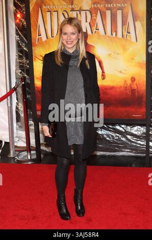 November 2008 – New York, New York, USA – 24. November 2008 – New York, NY – Naomi Watts. Die Premiere von New York fand im Ziegfeld Theater statt. Foto: Paul Zimmerman/AdMedia Stockfoto