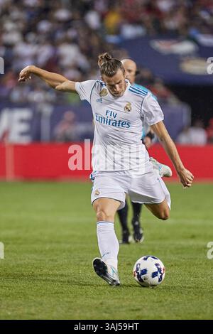 2. August 2017 – Chicago, IL, USA – Chicago, IL – Mittwoch, 2. August 2017: Die Major League Soccer All-Stars spielen ihr Spiel zwischen MLS All-Stars und Real Madrid im Soldier Field. (Kreditbild: © Robin Alam/ISIPhotos via ZUMA Wire) Stockfoto