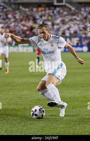 2. August 2017 – Chicago, IL, USA – Chicago, IL – Mittwoch, 2. August 2017: Die Major League Soccer All-Stars spielen ihr Spiel zwischen MLS All-Stars und Real Madrid im Soldier Field. (Kreditbild: © Robin Alam/ISIPhotos via ZUMA Wire) Stockfoto