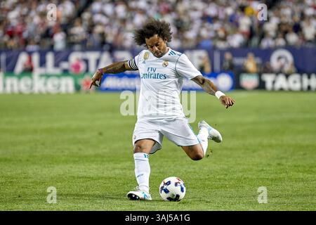 2. August 2017 – Chicago, IL, USA – Chicago, IL – Mittwoch, 2. August 2017: Die Major League Soccer All-Stars spielen ihr Spiel zwischen MLS All-Stars und Real Madrid im Soldier Field. (Kreditbild: © Robin Alam/ISIPhotos via ZUMA Wire) Stockfoto