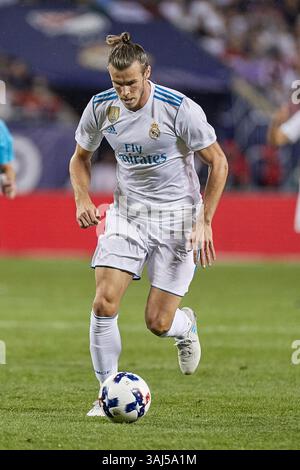 2. August 2017 – Chicago, IL, USA – Chicago, IL – Mittwoch, 2. August 2017: Die Major League Soccer All-Stars spielen ihr Spiel zwischen MLS All-Stars und Real Madrid im Soldier Field. (Kreditbild: © Robin Alam/ISIPhotos via ZUMA Wire) Stockfoto