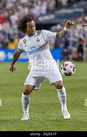2. August 2017 – Chicago, IL, USA – Chicago, IL – Mittwoch, 2. August 2017: Die Major League Soccer All-Stars spielen ihr Spiel zwischen MLS All-Stars und Real Madrid im Soldier Field. (Kreditbild: © Robin Alam/ISIPhotos via ZUMA Wire) Stockfoto