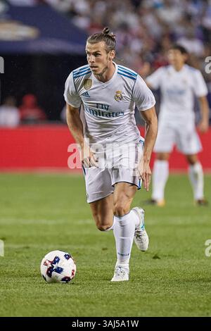 2. August 2017 – Chicago, IL, USA – Chicago, IL – Mittwoch, 2. August 2017: Die Major League Soccer All-Stars spielen ihr Spiel zwischen MLS All-Stars und Real Madrid im Soldier Field. (Kreditbild: © Robin Alam/ISIPhotos via ZUMA Wire) Stockfoto