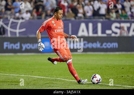 2. August 2017 – Chicago, IL, USA – Chicago, IL – Mittwoch, 2. August 2017: Die Major League Soccer All-Stars spielen ihr Spiel zwischen MLS All-Stars und Real Madrid im Soldier Field. (Kreditbild: © Robin Alam/ISIPhotos via ZUMA Wire) Stockfoto