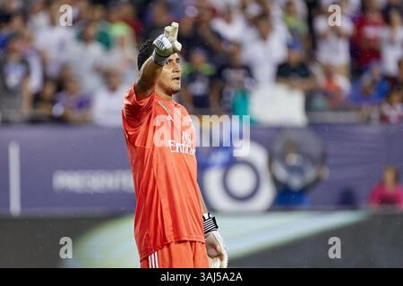 2. August 2017 – Chicago, IL, USA – Chicago, IL – Mittwoch, 2. August 2017: Die Major League Soccer All-Stars spielen ihr Spiel zwischen MLS All-Stars und Real Madrid im Soldier Field. (Kreditbild: © Robin Alam/ISIPhotos via ZUMA Wire) Stockfoto