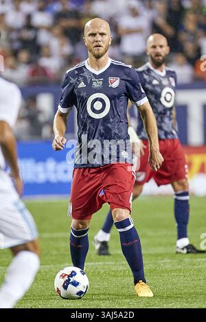 2. August 2017 – Chicago, IL, USA – Chicago, IL – Mittwoch, 2. August 2017: Die Major League Soccer All-Stars spielen ihr Spiel zwischen MLS All-Stars und Real Madrid im Soldier Field. (Kreditbild: © Robin Alam/ISIPhotos via ZUMA Wire) Stockfoto