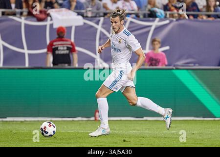 2. August 2017 – Chicago, IL, USA – Chicago, IL – Mittwoch, 2. August 2017: Die Major League Soccer All-Stars spielen ihr Spiel zwischen MLS All-Stars und Real Madrid im Soldier Field. (Kreditbild: © Robin Alam/ISIPhotos via ZUMA Wire) Stockfoto
