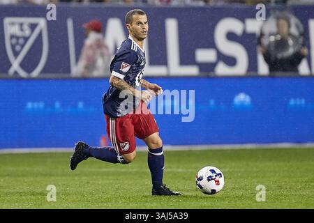 2. August 2017 – Chicago, IL, USA – Chicago, IL – Mittwoch, 2. August 2017: Die Major League Soccer All-Stars spielen ihr Spiel zwischen MLS All-Stars und Real Madrid im Soldier Field. (Kreditbild: © Robin Alam/ISIPhotos via ZUMA Wire) Stockfoto