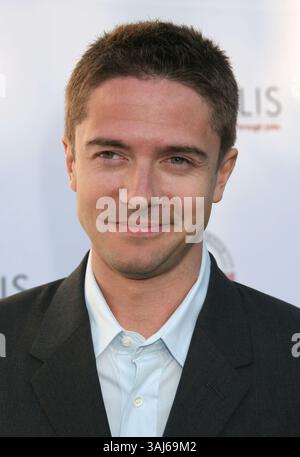 31. Mai 2008 – Los Angeles, CA, USA – 31. Mai 2008 – Los Angeles, Kalifornien – Topher Grace. 7. Jährlicher Chrysalis Butterfly Ball in einer Privatresidenz. Foto: Michael Jade/AdMedia Stockfoto