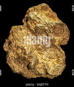 Gold Nugget, Mount Kare, Provinz Enga, Papua-Neuguinea Stockfoto