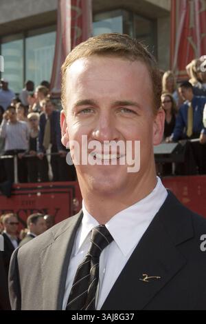 14. Juli 2005 - Hollywood, Kalifornien, USA - 13. Juli 2005 - Hollywood, Kalifornien - Peyton Manning, Quarterback der Indianapolis Colts. 13. Jährliche ESPY-Auszeichnungen im Kodak Theatre. Foto: Zach Lipp/AdMedia Stockfoto
