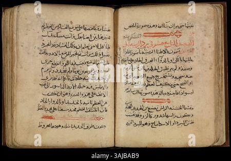 Die „Abhandlung über die Chirurgie“ (Al-tasrif li-man“ ajiza'an al-tal'if) von al-Zahrawi, geschrieben im 13. Jahrhundert, ist eine zentrale medizinische Handschrift, die verschiedene chirurgische Techniken und Praktiken beschreibt. Sie stellt die frühe Entwicklung chirurgischer Kenntnisse in der islamischen Welt dar und ist Teil der Sammlung der Chester Beatty Library. Stockfoto