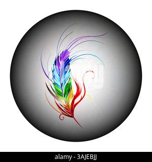 Abstrakte bunten Hintergrund mit Kreisen Stockfoto
