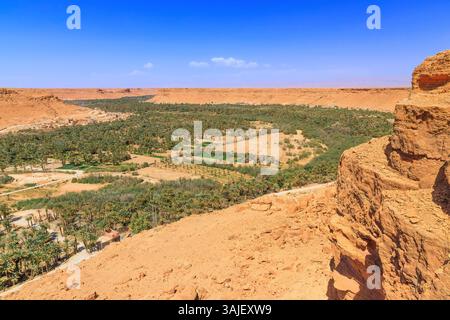 Ziz-Tal, Marokko. Schluchten, die in den Felsen des Ziz River gemeißelt wurden. Hohes Atlasgebirge, Nordafrika. Stockfoto