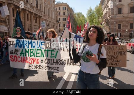 Rom, Italien. April 2025. Rom, Italien, 11. April 2025: Freitag für die Zukunft: andrea Sabbadini/Alamy Live News Stockfoto
