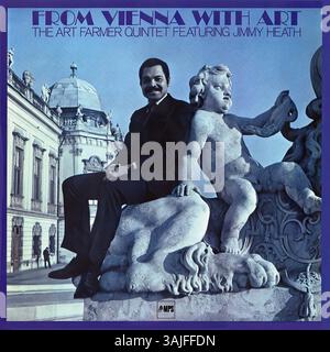 Art Farmer - aus Wien mit Art - Vintage-Jazz-Plattencover Stockfoto