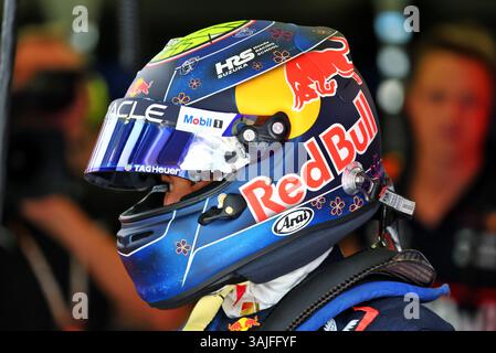 Sakhir, Bahrain. April 2025. Ayumu Iwasa (JPN) Red Bull Racing Testfahrer. 11.04.2025. Formel-1-Weltmeisterschaft, Rd 4, Grand Prix Von Bahrain, Sakhir, Bahrain, am Übungstag sollte der Fotonachweis lauten: XPB/Alamy Live News. Stockfoto