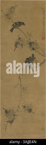 Das Palastmuseum beherbergt eine umfangreiche Sammlung chinesischer Gemälde, die verschiedene Dynastikperioden darstellen. Diese Werke umfassen verschiedene Stile, Techniken und Themen und heben die reiche Tradition und Evolution der chinesischen Kunst im Laufe der Geschichte hervor. Stockfoto