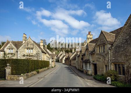 Village of Castle Combe, Wiltshire, England, Großbritannien Stockfoto