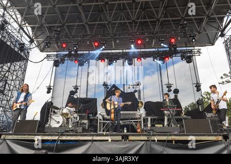 27. Mai 2017: Toronto, Ontario, Kanada – der kanadische Sänger und Songwriter SCOTT HELMAN spielte eine ausverkaufte Show beim CBC Music Festival am Echo Beach in Toronto. Im Bild: SCOTT HELMAN (Credit Image: © Angel Marchini via ZUMA Wire) Stockfoto