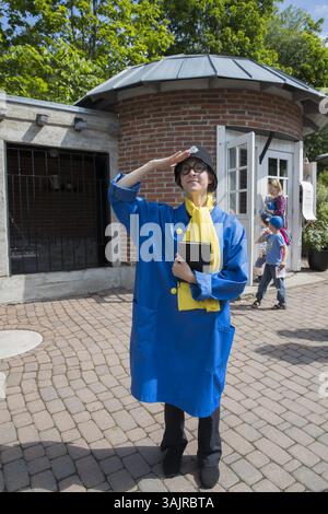 3. Juli 2017 – Naantali, Suomi Finnland – Moominworld ist der Moomin-Themenpark speziell für Kinder, basierend auf den Moomin-Büchern von Tove Jansson. Moominworld ist auch die perfekte Kombination aus Tove Janssons Saga und authentischer Natur der Inselgruppe. 3. Juli 2017 in Naantali, Finnland. (Newspix24/Matti Matikainen) – NUR REDAKTIONELLE VERWENDUNG (Kreditbild: © Matti Matikainen via ZUMA Wire) Stockfoto
