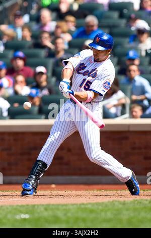 10. Mai 2009: Der New York Mets' Center Fielder Carlos Beltran #15 bei bat während eines Spiels zwischen den Pittsburgh Pirates und den New York Mets im Citi Field in New York, New York. The Mets Beat the Pirates, 8-4. (Bild: © Chris Szagola/Cal Sport Media) Stockfoto