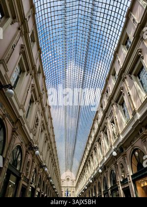 Königliche Galerie Saint Hubert, Brüssel, Belgien Tageslicht Stockfoto