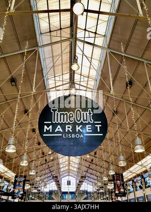Timeout Markt Lissabon, Portugal Stockfoto