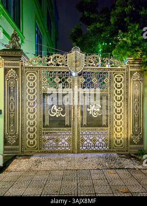 Haupttor Design, Da Nang, Vietnam Stockfoto