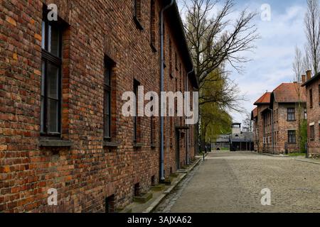 Staatliches Museum Auschwitz-Birkenau, Polen Stockfoto