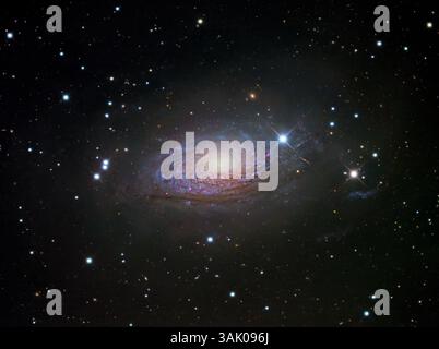 Sonnenblumengalaxie (M63) Stockfoto