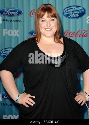 5. März 2009: Hollywood, Kalifornien, USA: LAUREN PRITCHARD kommt zur American Idol Top 13 Party, die in DER GEGEND stattfindet. (Bild: © Dave Longendyke/Globe Photos/ZUMAPRESS.com) Stockfoto