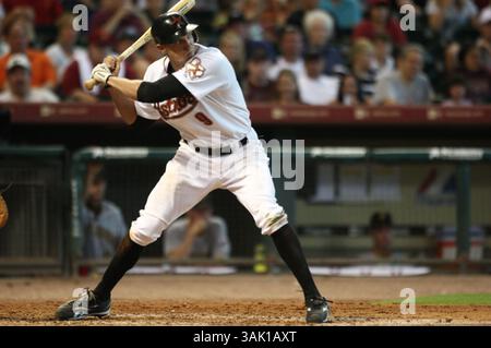 6. Juni 2009: Houston Astros Right Fielder Hunter Pence wartet auf sein Spielfeld. Die Pittsburg Pirates besiegten die Houston Astros 6-4 im Minute Maid Park in Houston, Texas. Margaret Bowles/CSM (Bild: © Margaret Bowles/Cal Sport Media/ZUMA Press) Stockfoto