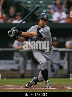 11. Juni 2009: Ichiro Suzuki #51 in Aktion während der Baltimore Orioles gegen die Seattle Mariners im Oriole Park at Camden Yards in Baltimore, Maryland. (Bild: © Mitch Stringer/Cal Sport Media/ZUMA Press) Stockfoto